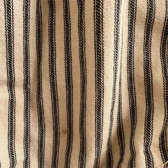 Orseund Iris Black and Tan Striped Tote - Picture 6 of 11